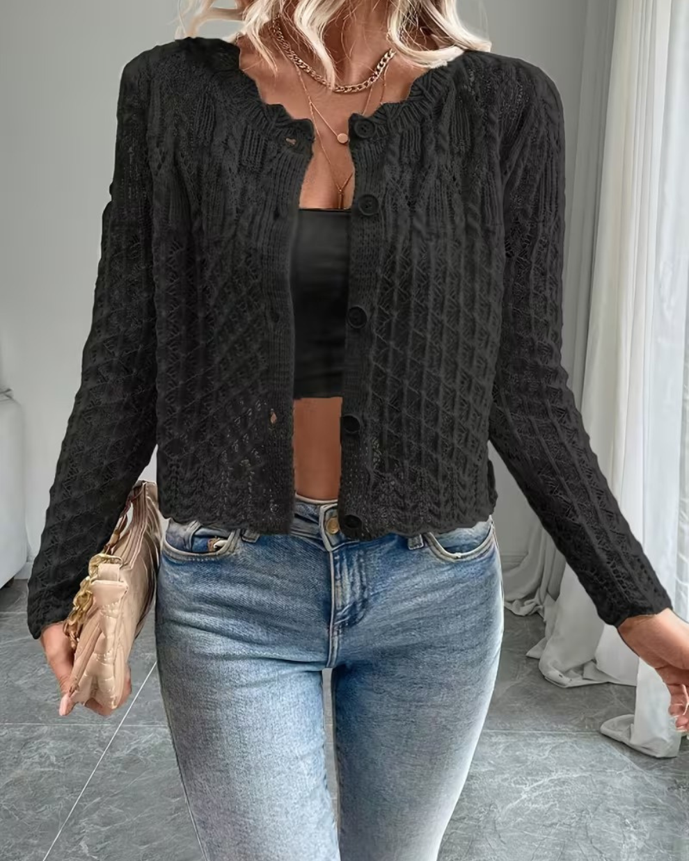 Damen Strickjacke Lumi