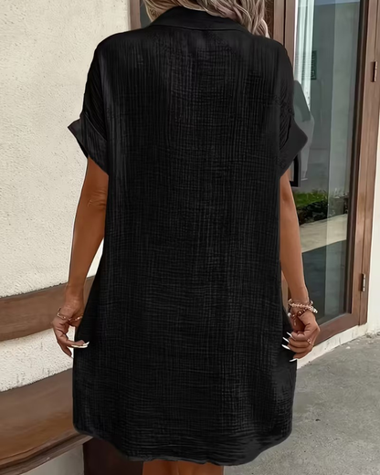 Leinen-Musselin Kleid Sienna