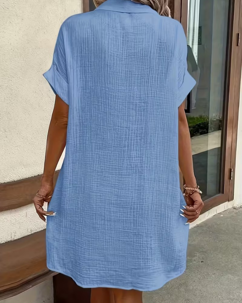 Leinen-Musselin Kleid Sienna