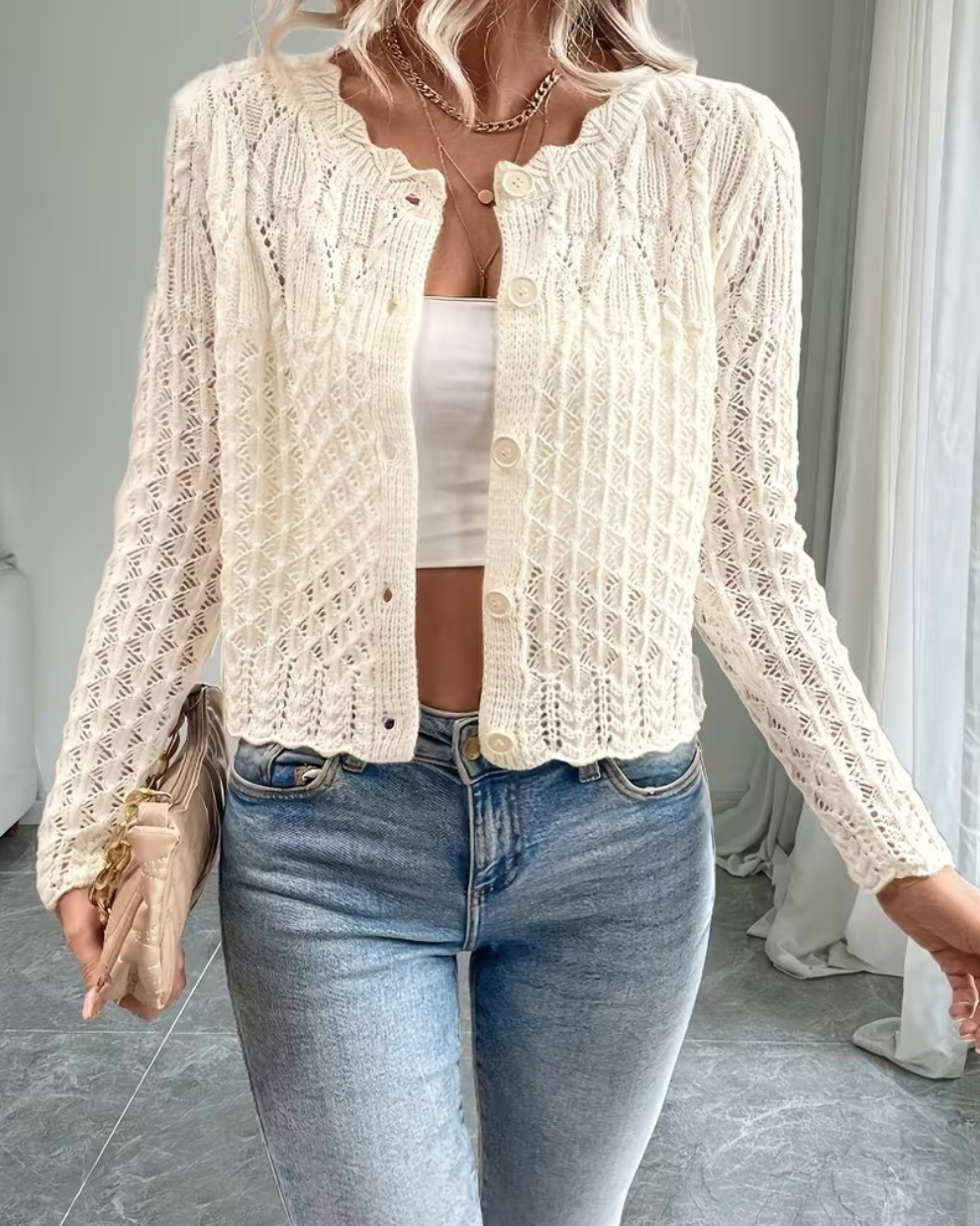 Damen Strickjacke Lumi